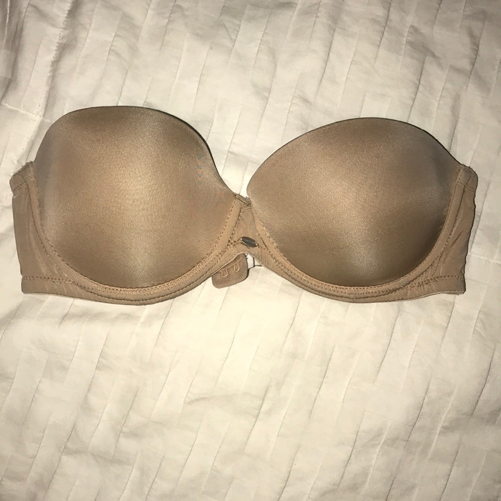 Calvin Klein strapless underwire push-up bra